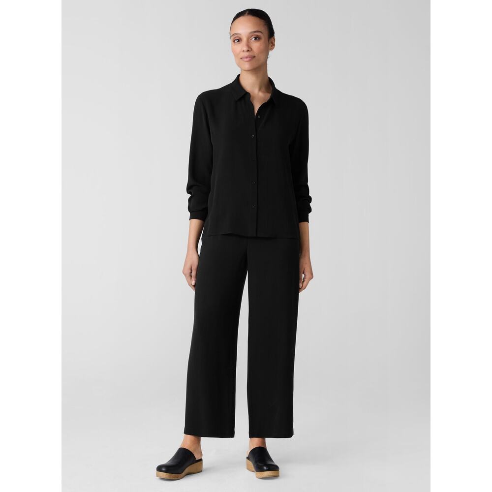 Eillen Fisher Silk Georgette Crepe Straight Pant

NWT SzXL $248